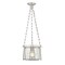 Z-Lite Cape Harbor Pendant, 1-Light, 13 In.W x 9 In.H, Brushed Nickel/Water hammered 7503P13-BN - alternate 1